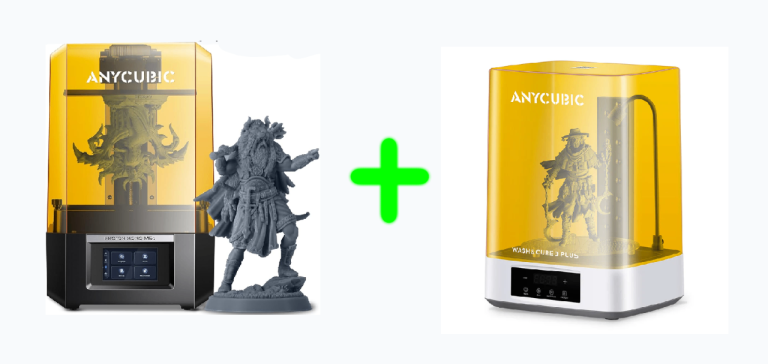 Anycubic 12K Resin 3D Printer & Wash/Cure 3 Plus Station Bundle