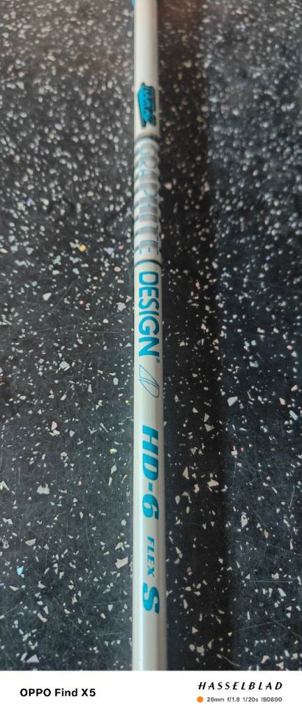 Driver shaft Tour AD graphite design hd 6 flex stiff cobra adapter 