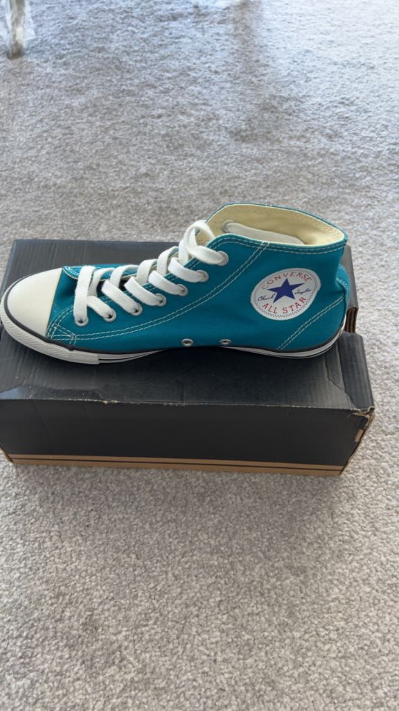 Converse high top trainers 