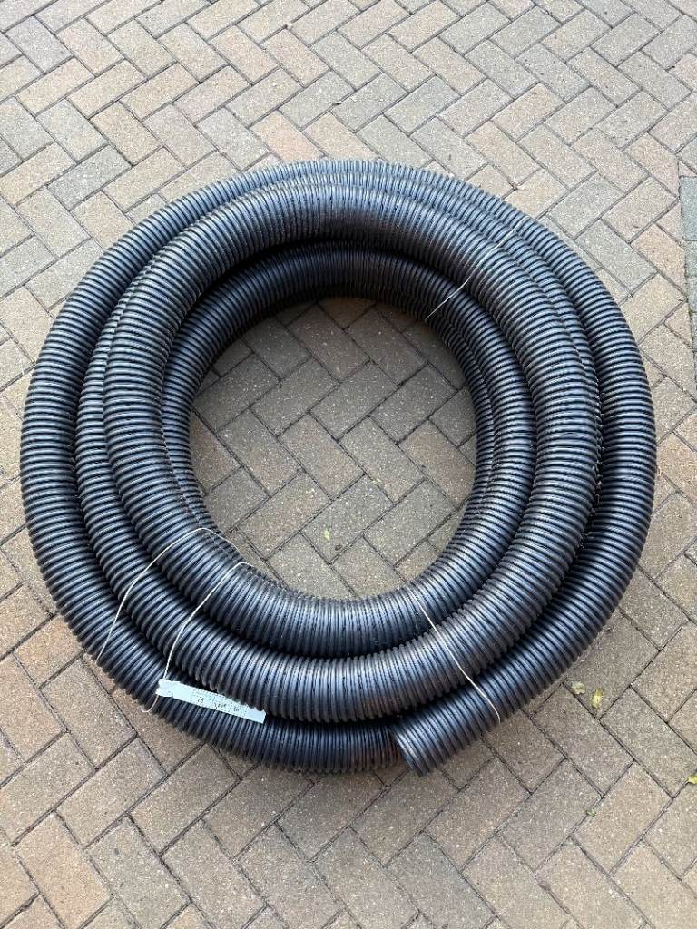 Land Drain / French Drain - Perforated – 25m x 100mm - New Full Roll - Maidstone ME16