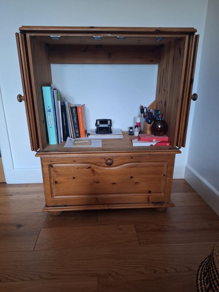 Pine TV Cabinet 