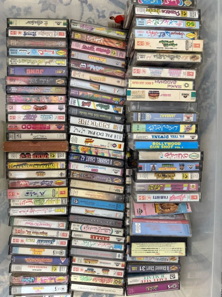 Bollywood and Pakistani cassettes 