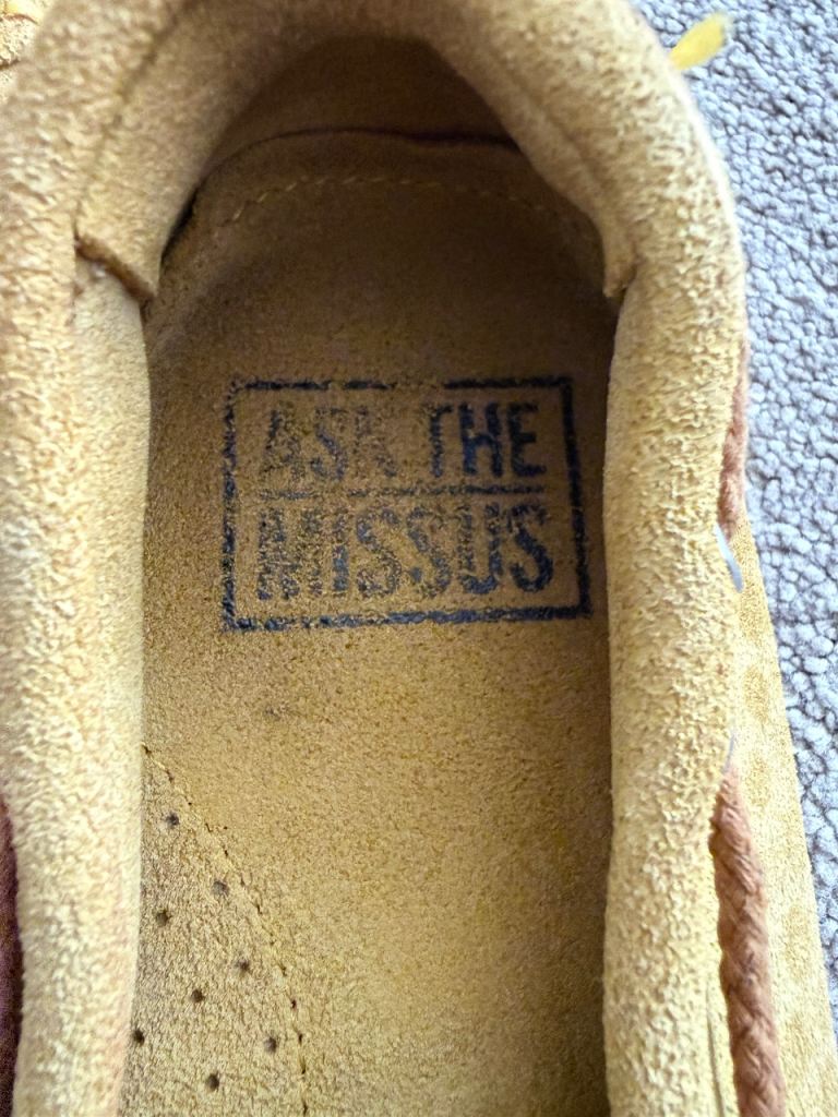 Ask the Missus Suede Loafers Moccasins Size UK 7