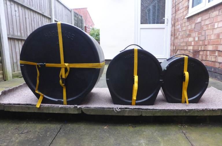  !!Bargain!! 20, 18, 14, 12 Drum Cases by Hardcase. Various £'s Details in Listing