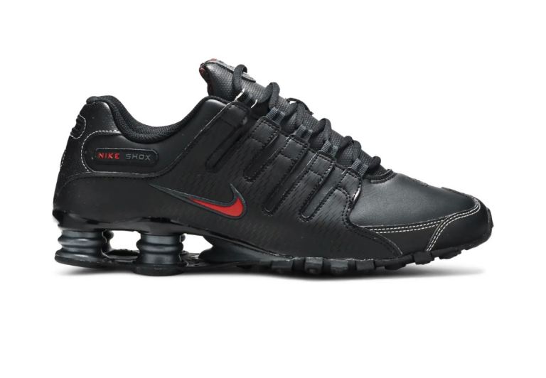 Nike Shox NZ Black Varsity Red Brand Men size 8 RRP £165