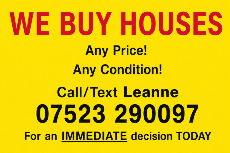 We buy any house 