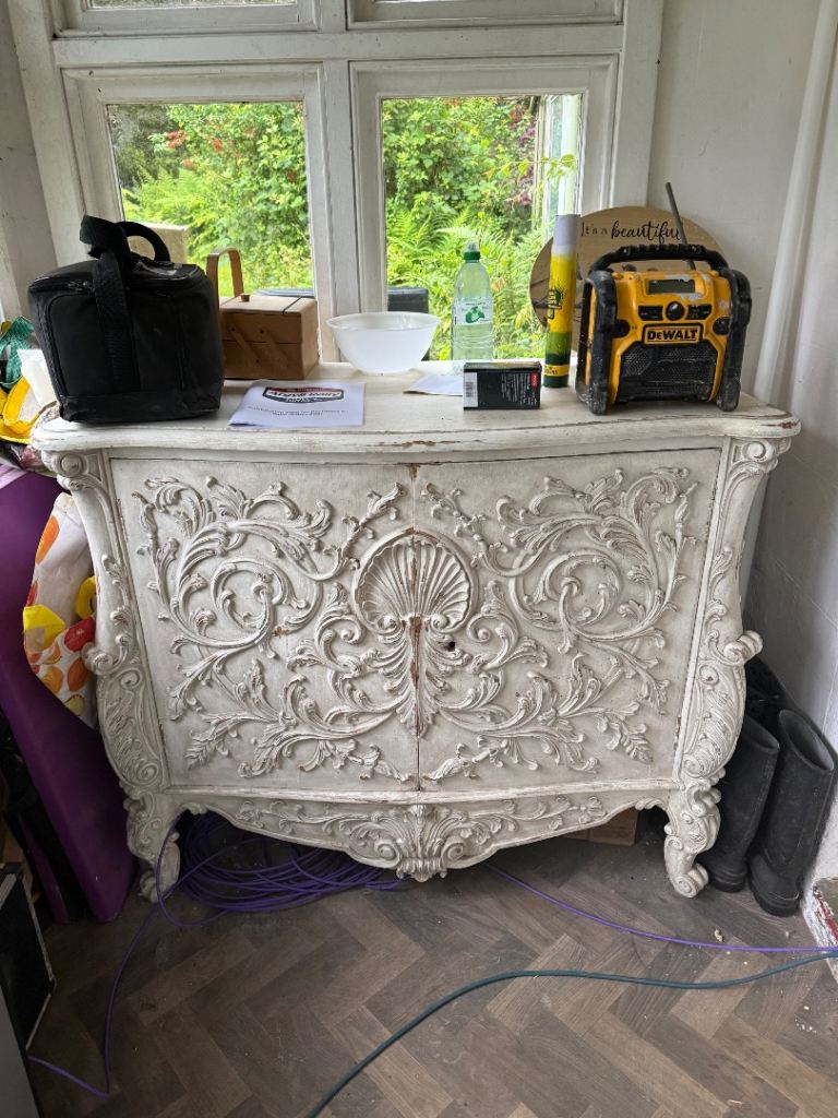 Extra large rococo style unit sideboard 