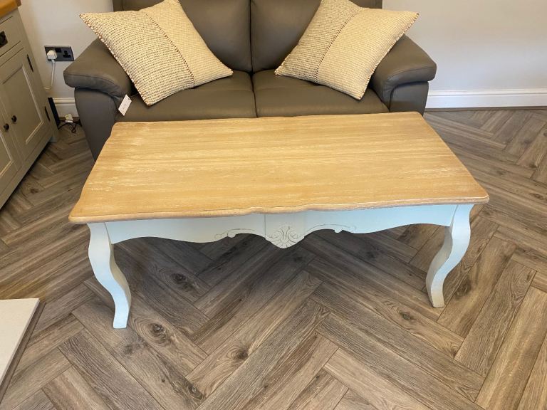 Solid wood coffee table