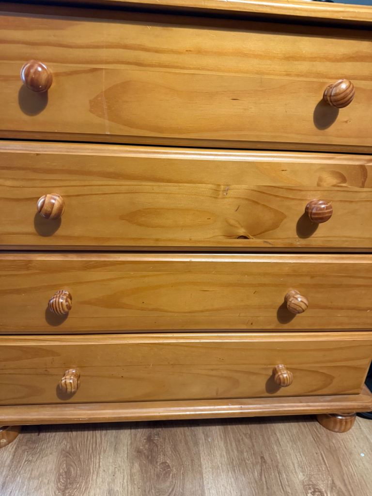 Wooden drawers