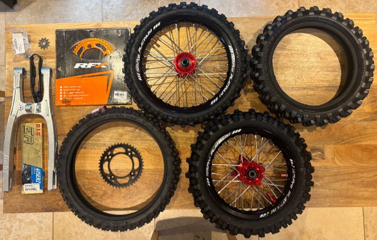 Judd Racing Evolution 3 Big Wheel Kit for KTM sx50, GasGas MC50, Husqvarna TC50. To fit 2020-23
