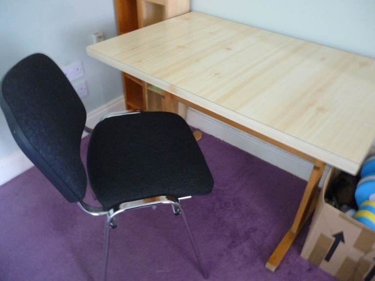 Lovely desk and chair , can be very handy ,  only £29, collect from , Stanmore , Middlesex.