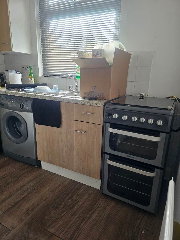 Hotpoint Double Oven Gas Cooker 