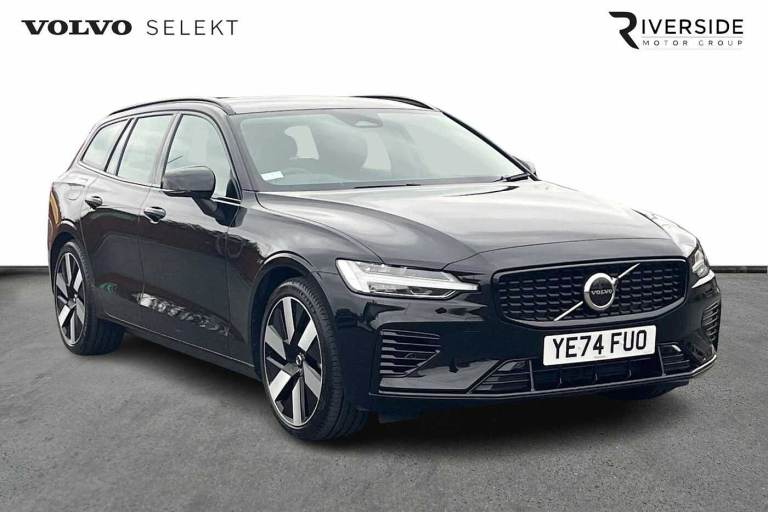 2024 Volvo V60 Plus, T6 AWD Plug-in hybrid, Electric/Petrol, Dark Estate Petrol Parallel PHEV Aut...
