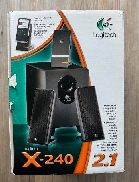 Logitech X-240 2.1 speakers