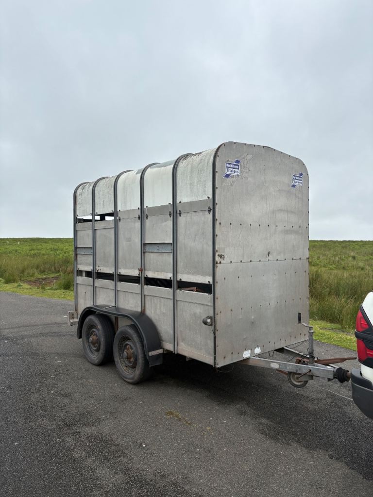 7ft Ifor williams cattle box Twin Axle Livestock Trailer – Fair Condition