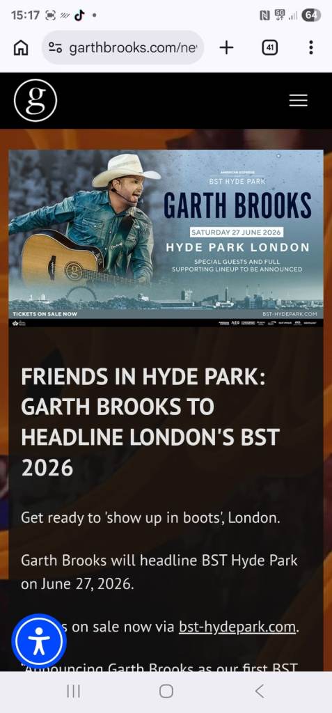 GARTH BROOKS TICKETS 
