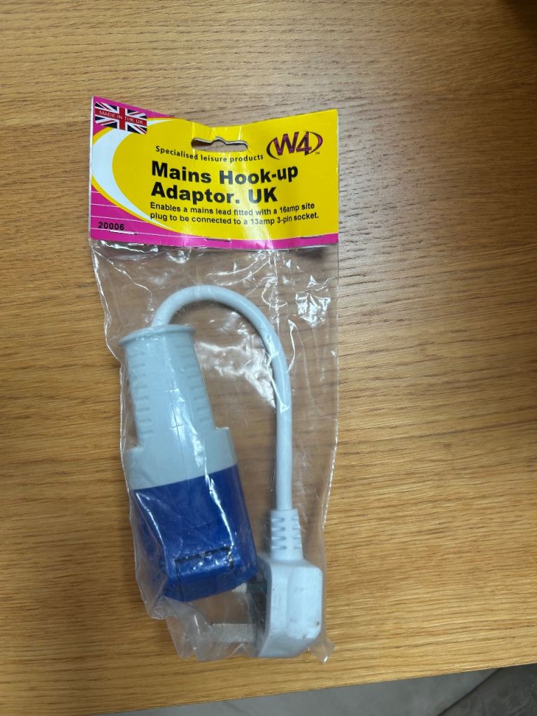 Mains hook up adaptor