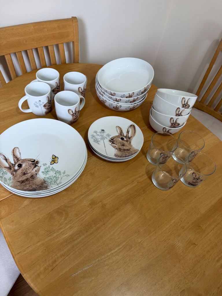 Rabbit 24 piece set 