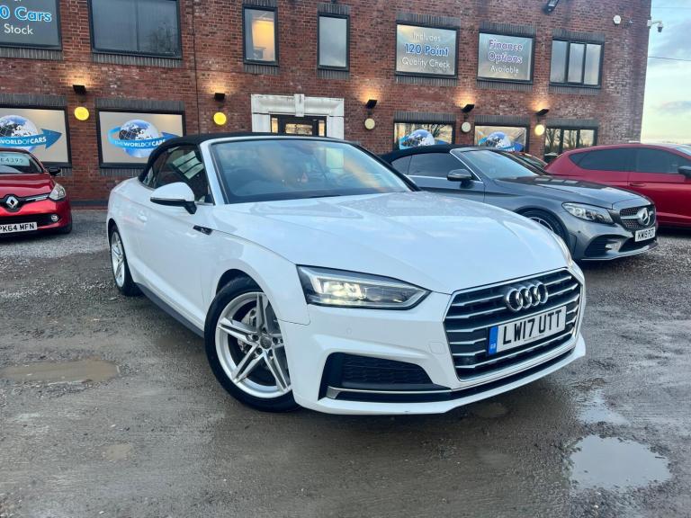 2017 Audi A5 Cabriolet 2.0 TDI S line Convertible 2dr Diesel S Tronic Euro 6 (s/s) (190 ps) CONVE...