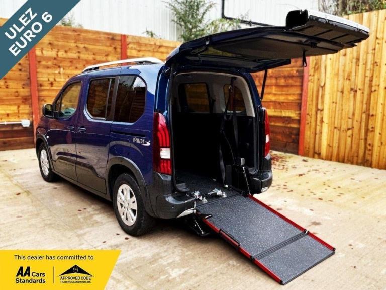 2019 Peugeot Rifter 3 Seat Auto Wheelchair Accessible Disabled Access Vehicle WA