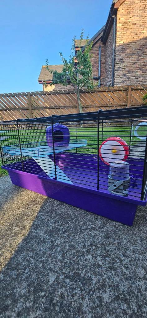 Small Hamster Cage and Accessories