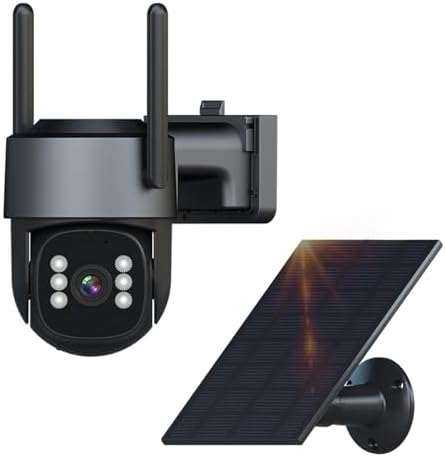 image for 4G LTE Solar Powered Outdoor 2K Security Camera, SIM Card - No WiFi or Power Needed - Off-Grid CCTV