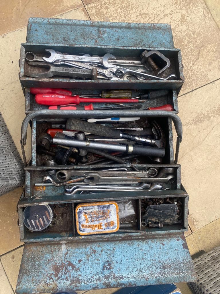Selection of 3 Tool Boxes and Tools and storage box