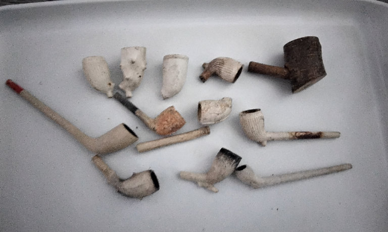 Old clay pipes small job lot cool man cave display items 