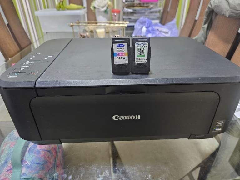 Canon Pixma 3550 Wireless Colour Printer , Copier & Scanner , comes with Black Ink .