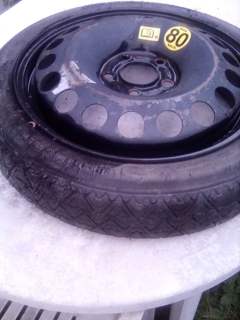 Space saver spare wheel