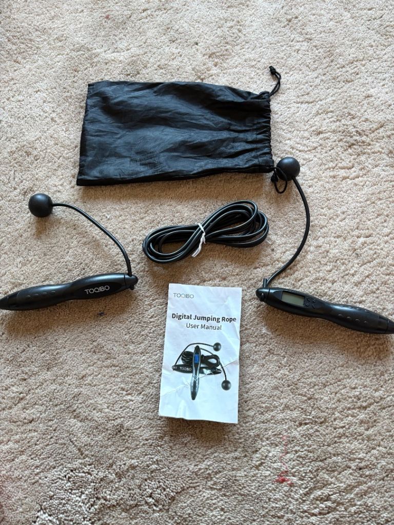 Digital rope/rope less skipping ropes 