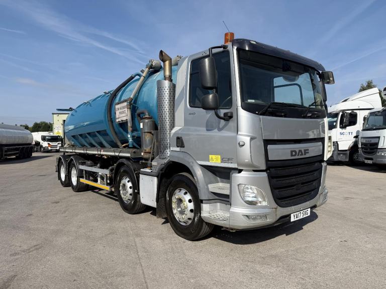 2017 DAF CF 440 8X4 VACUUM TANKER 