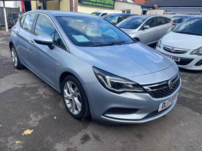 2017 Vauxhall Astra 1.4T 16V 125 Design 5dr HATCHBACK Petrol Manual
