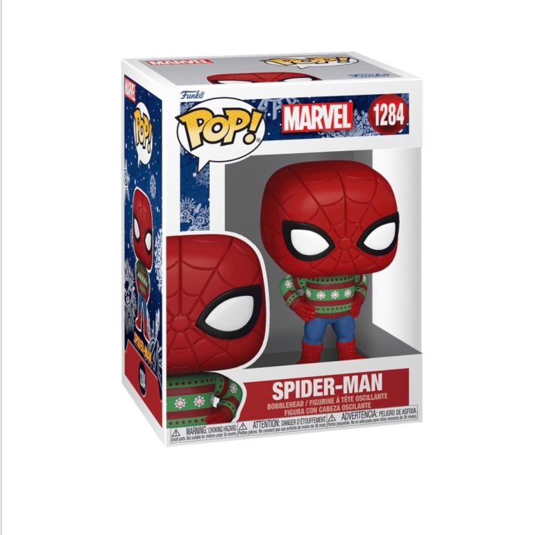 Funko Pop Marvel Spider-Man 1284 Christmas Jumper Edition - Brand New