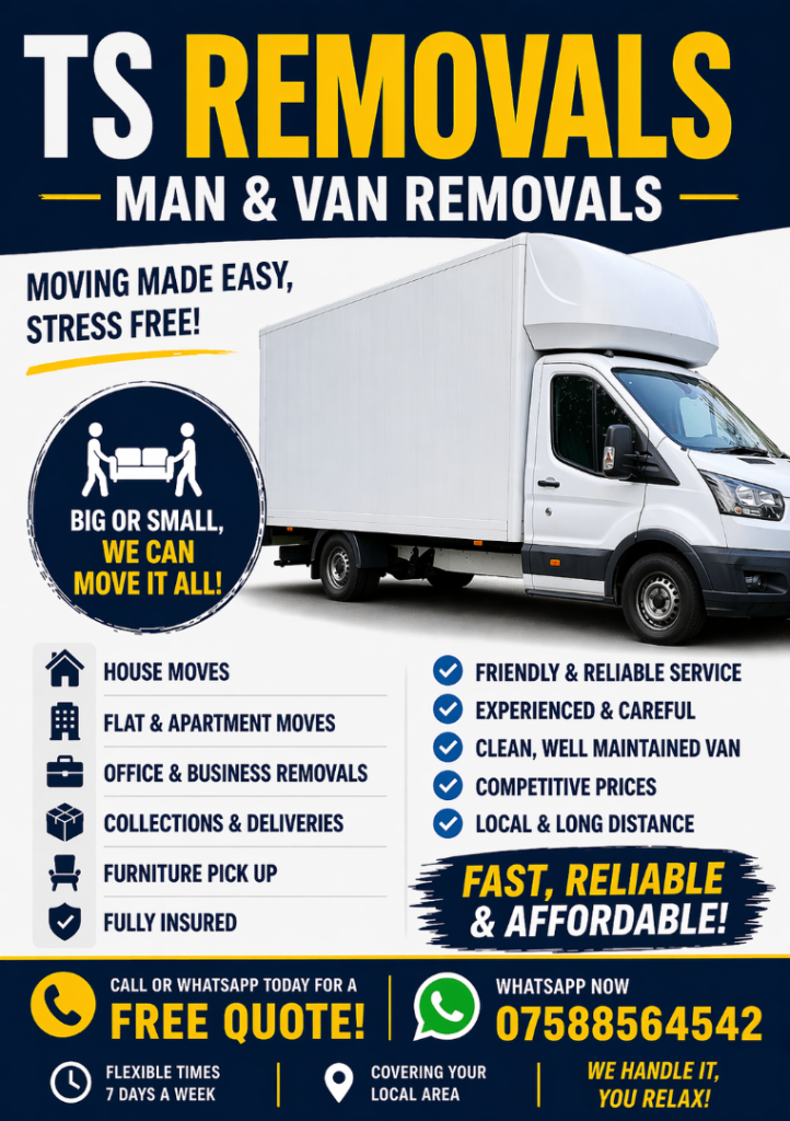 Hi Luton van for House moves, hire services