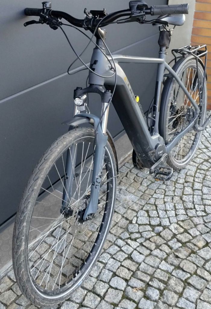 Cube Electric Hybrid Bike – Grey, Good Condition