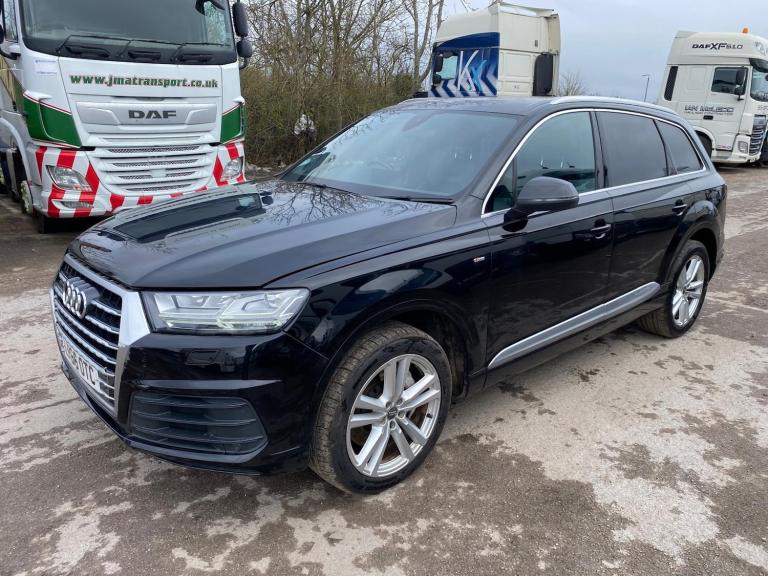 2016 66 AUDI Q7 S LINE 3.0 AUTO DIESEL QUATTRO V6 7 SEATER DAMAGED SALVAGE CAT N