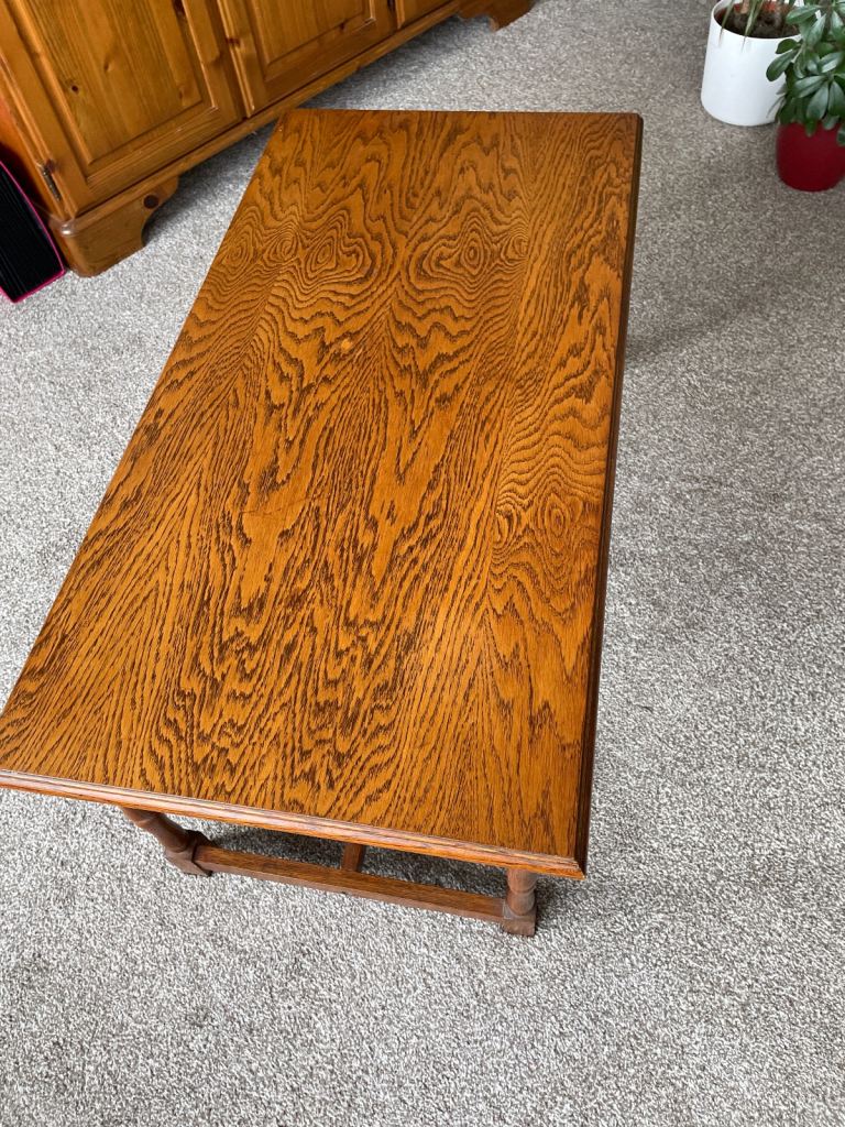 Wooden coffee table 