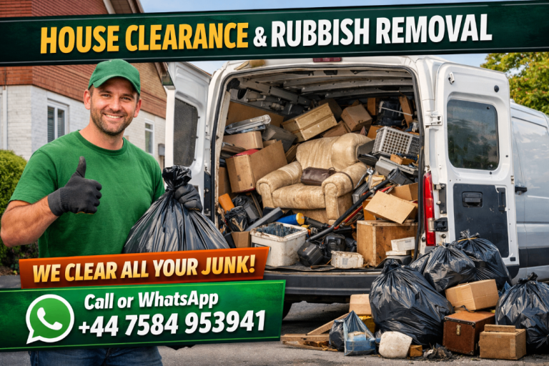 man and van cheap and reliable same day removals house clearance &rubbish removal