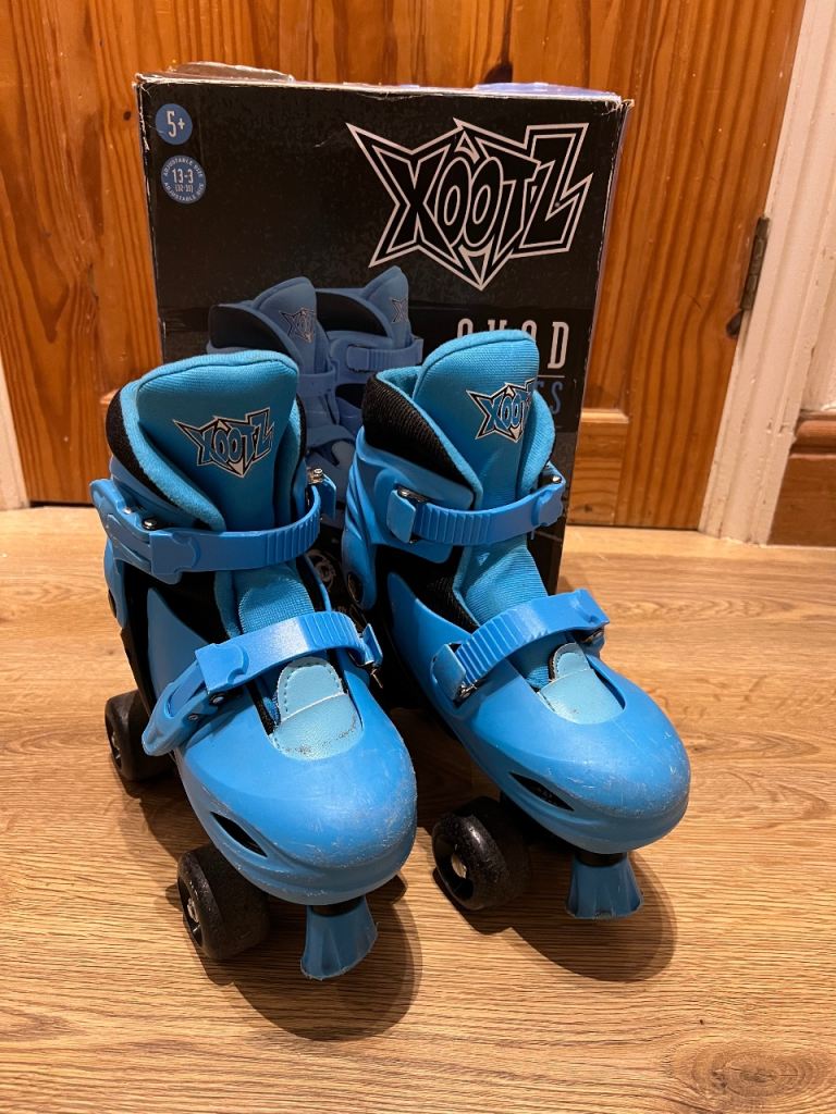 Xootz kids roller boots / quad skates adjustable size 