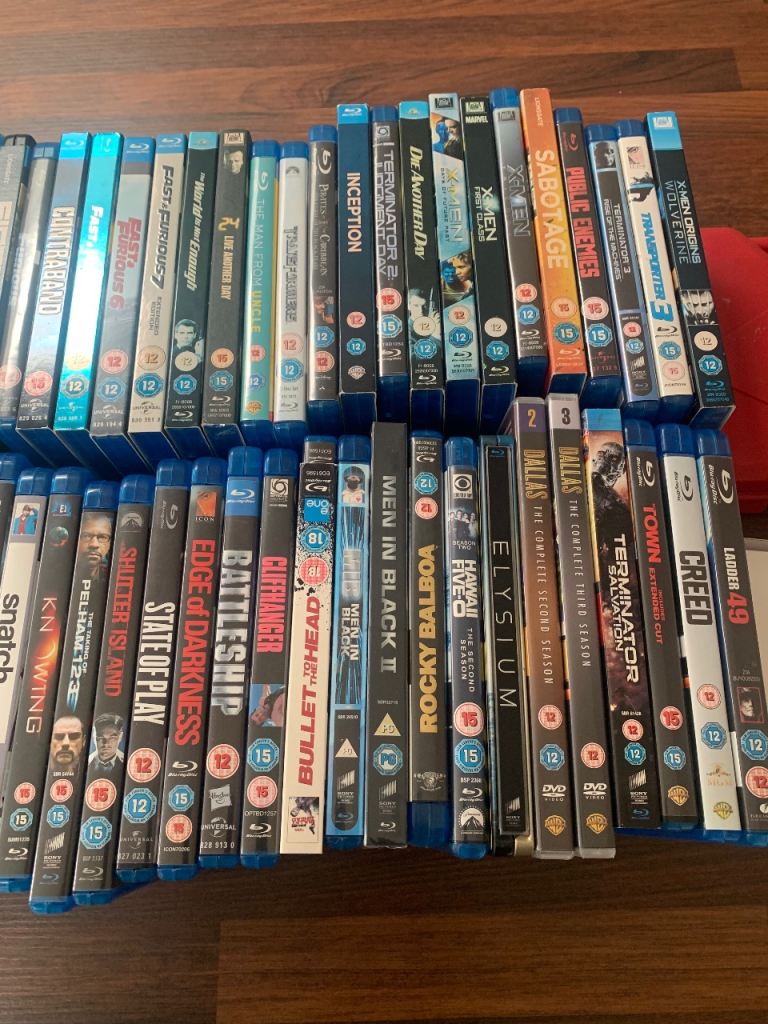 105 blu ray films various titles 