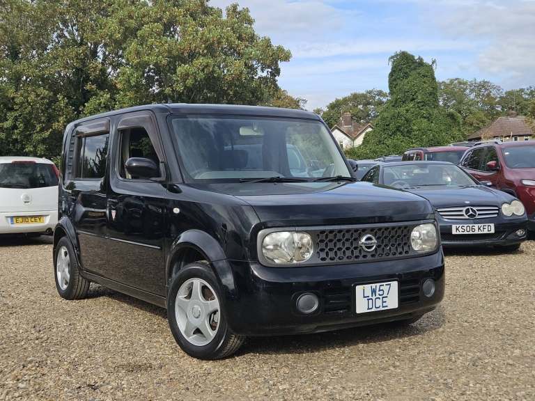 LATE 2007 57 NISSAN CUBE CUBIC 1.4 AUTOMATIC 7 SEATER BLACK ULEZ COMPLIANT (FREE