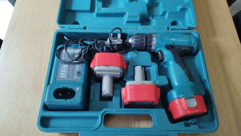 Makita Drill | Three Batteries | Charger | Case