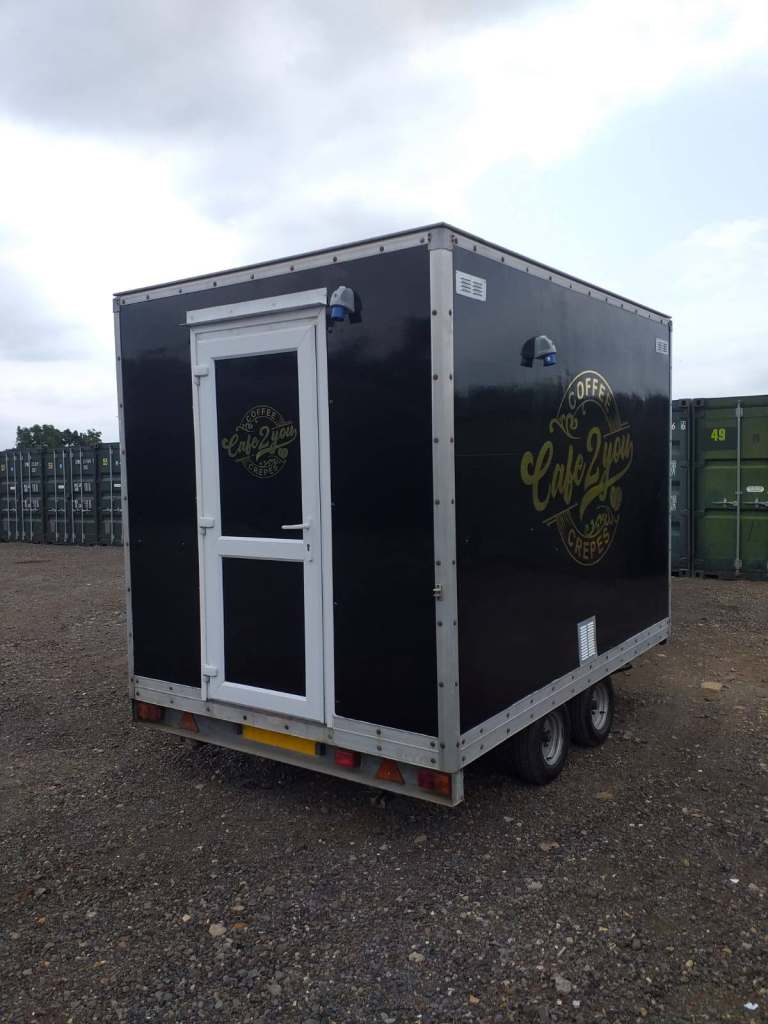 Coffee & crepes catering trailer burger van mobile kitchen equipment 