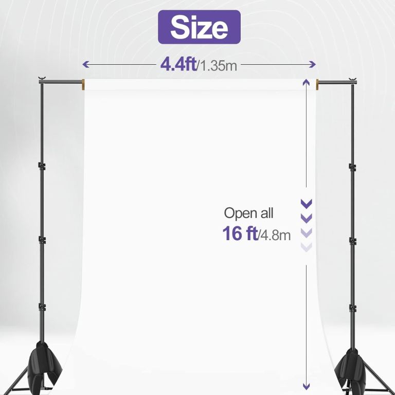 White Back Drop unused 