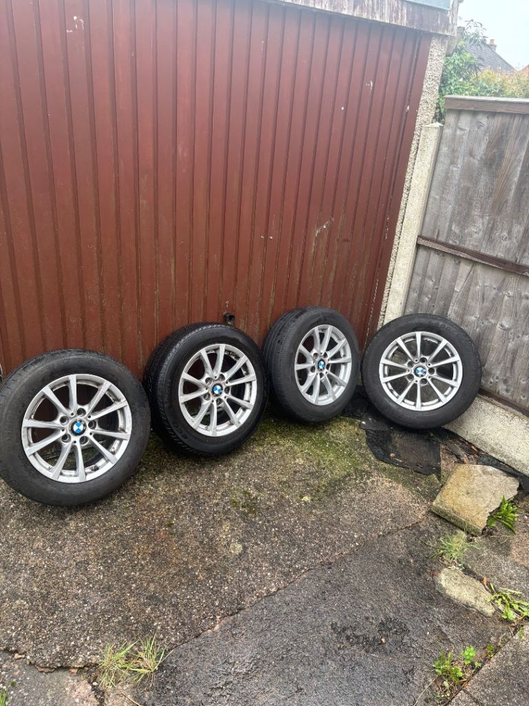 Genuine BMW 16” Alloy Wheels – 7J x 16 – Set of 4 with Tyres Fitted