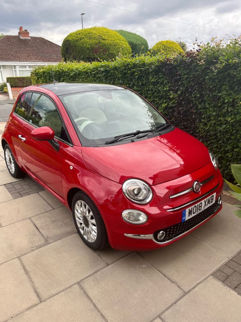 Fiat 500 Lounge, Hatchback, 2018, Manual, 1242 (cc), 3 doors, HPI Checked, Retro interior