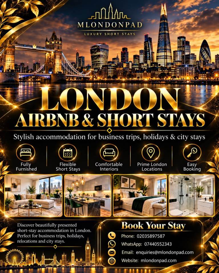 🏠 NEED ACCOMMODATION? LET MY LONDON PAD HELP YOU! 🔑 Short Term Lets Available Now!