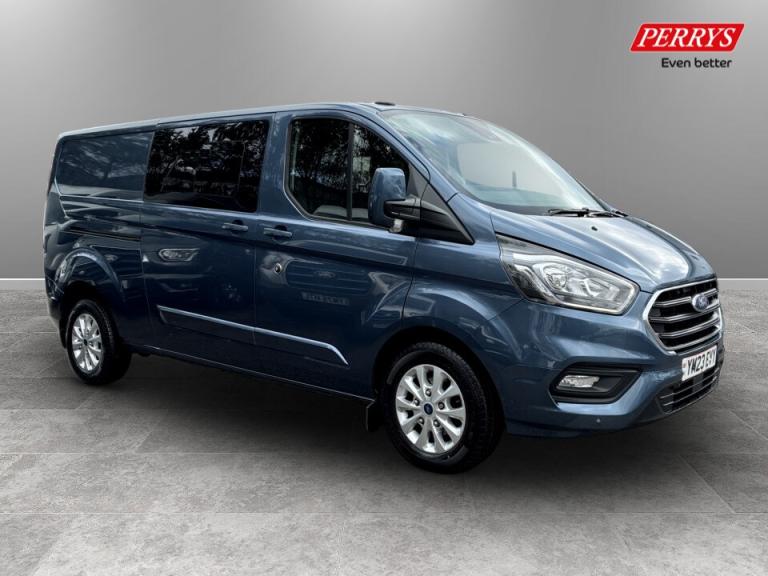2023 Ford Transit Custom 2.0 EcoBlue 130ps Low Roof D/Cab Limited Van Crew Bus DIESEL Manual