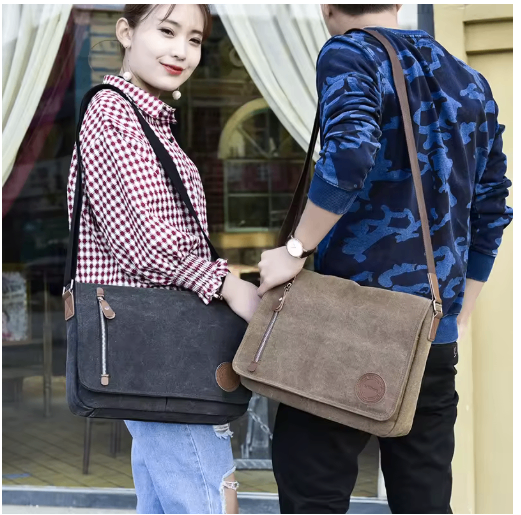 Male Canvas Shoulder Bags